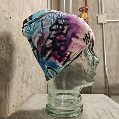 graffiti slouch beanie