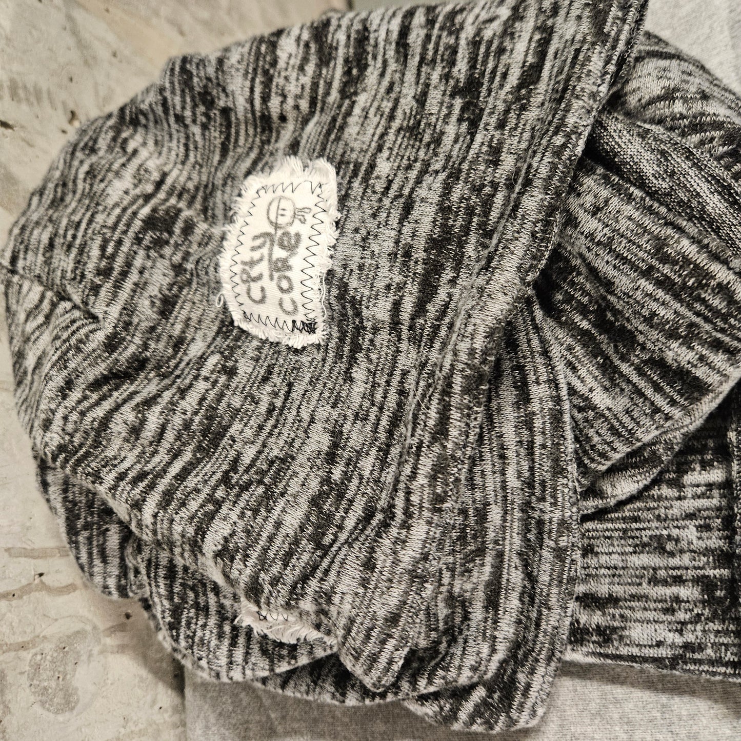 tv static slouch beanie