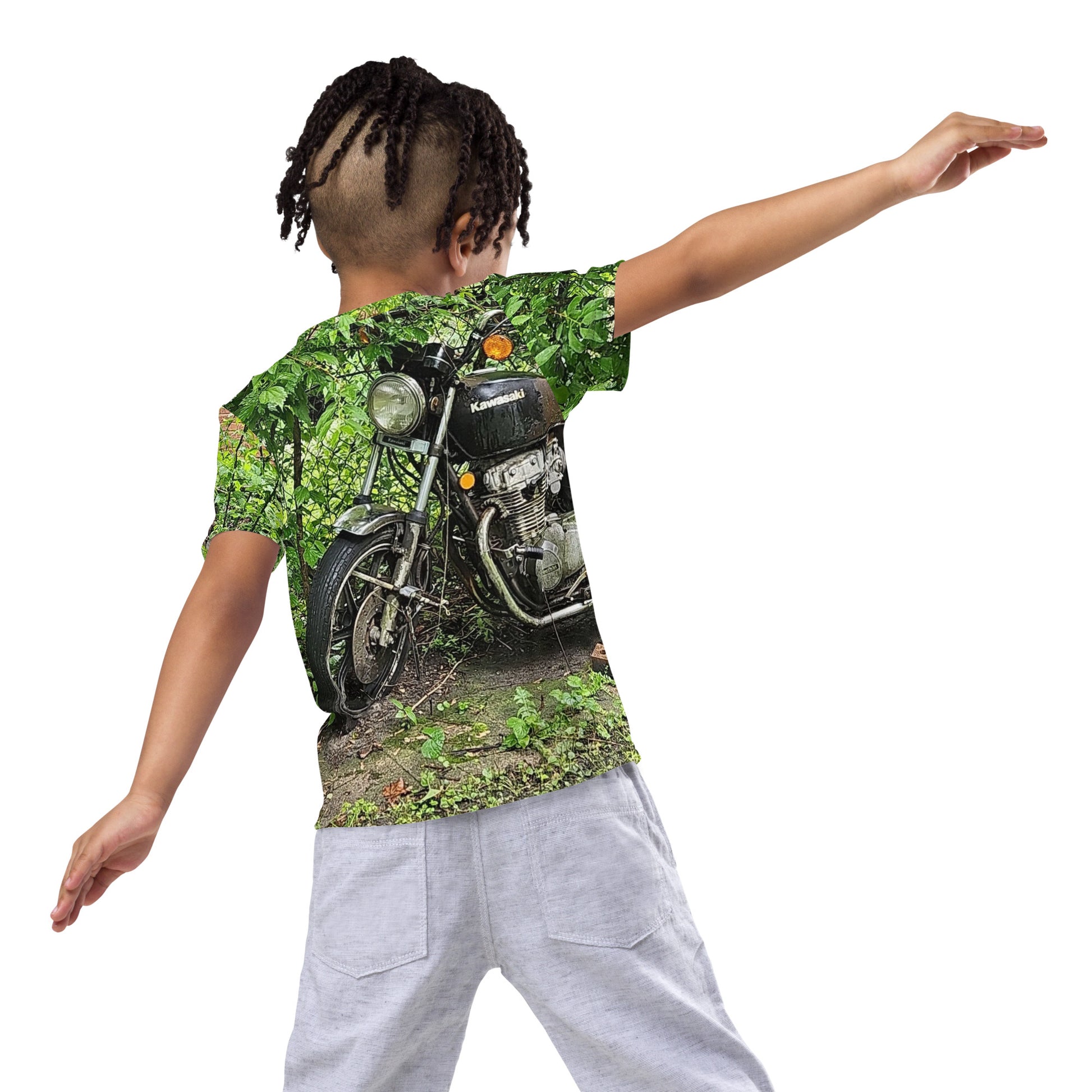 motorcycle kids t-shirt.