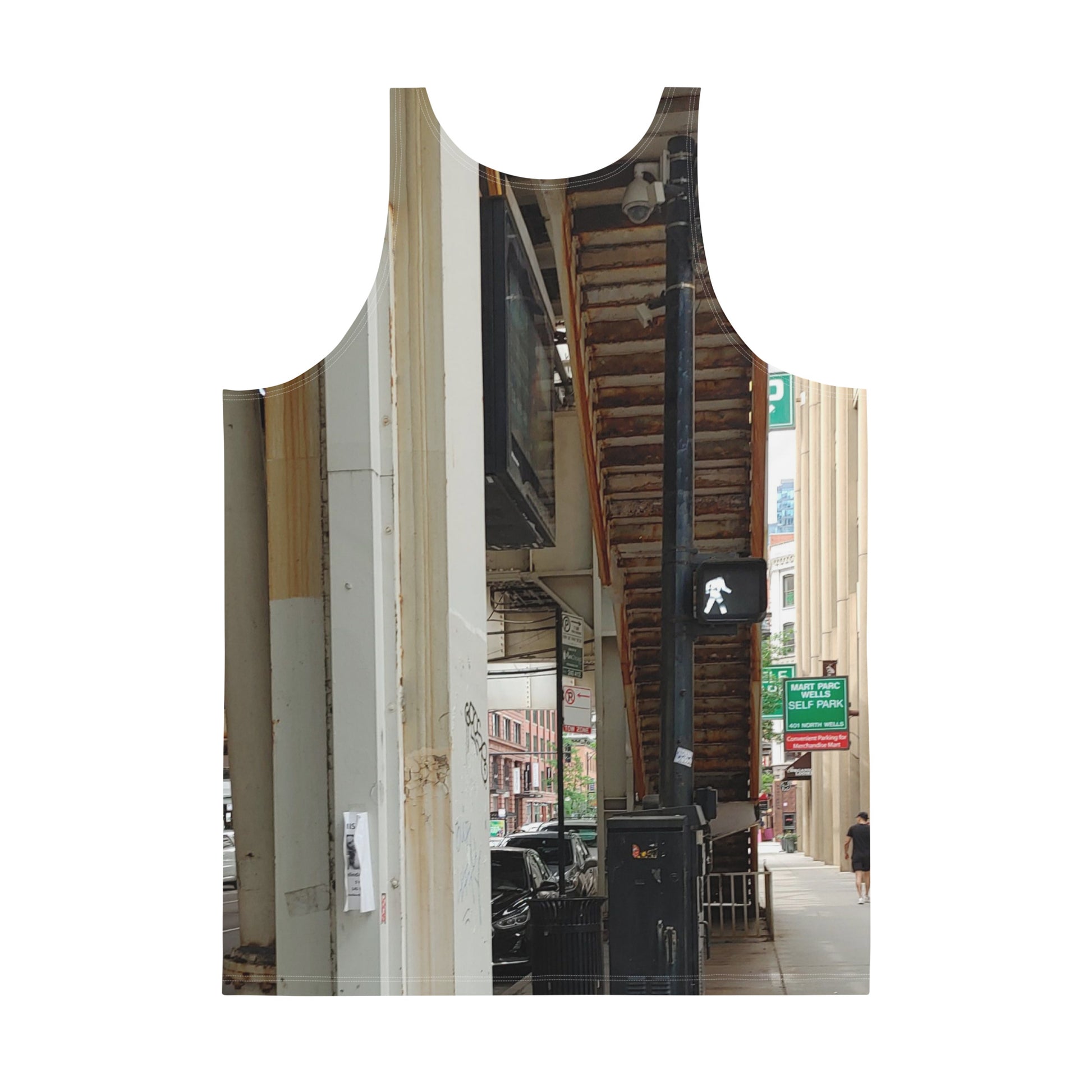 walk sign tank.