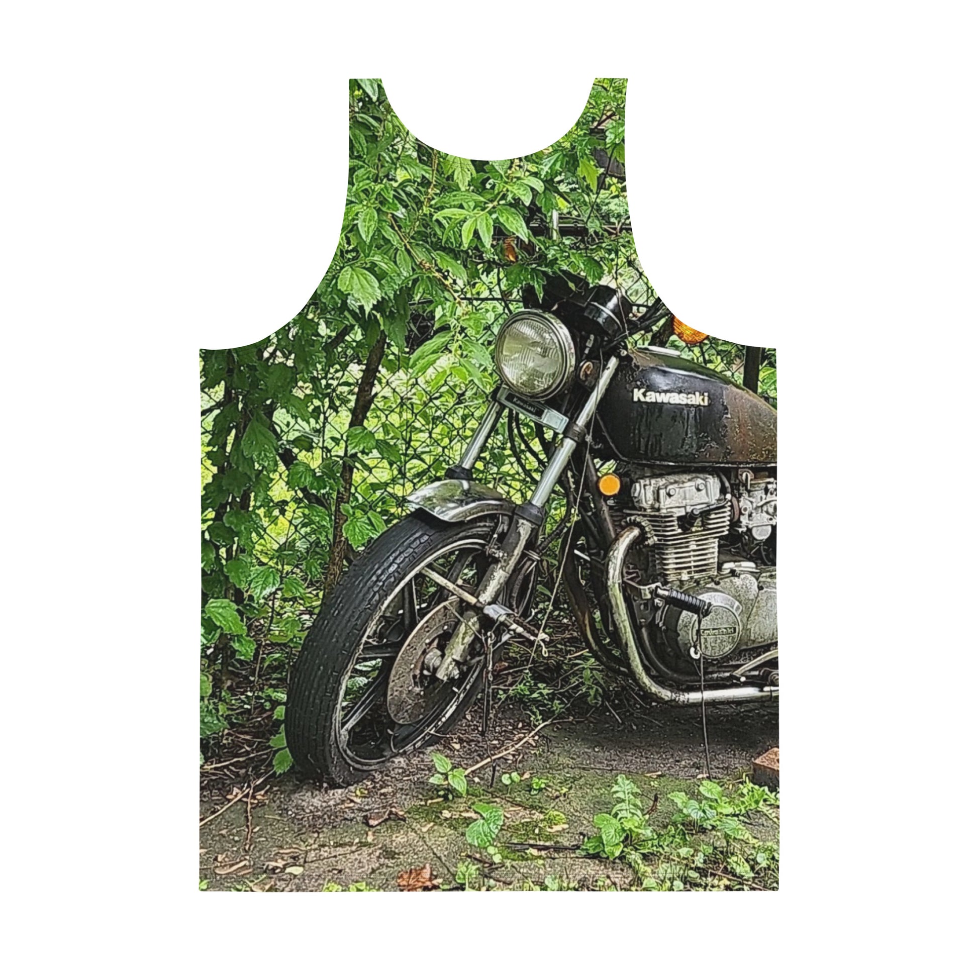 motorcycle tank.