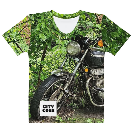 motorcycle fem cut t-shirt.