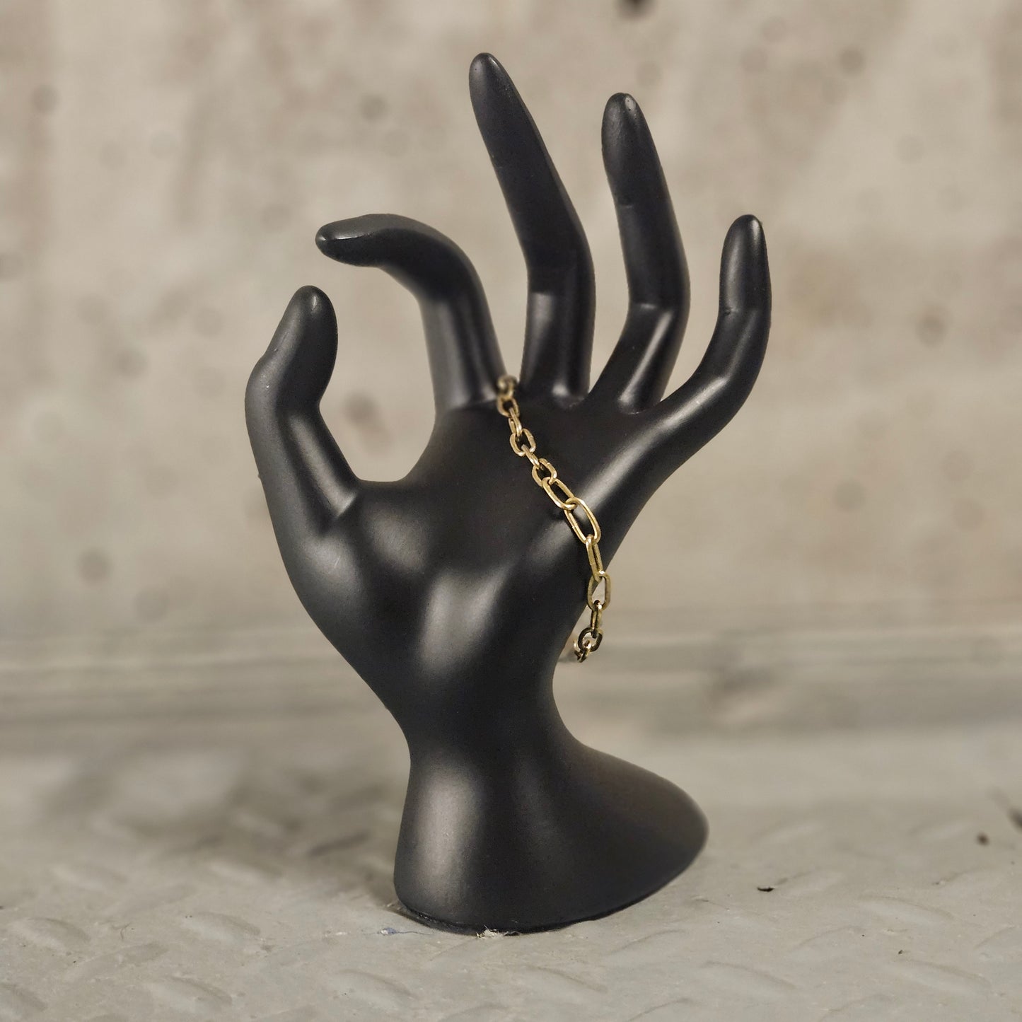 small gold chain bracelet