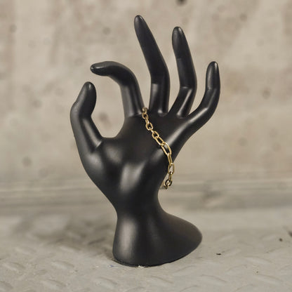 small gold chain bracelet