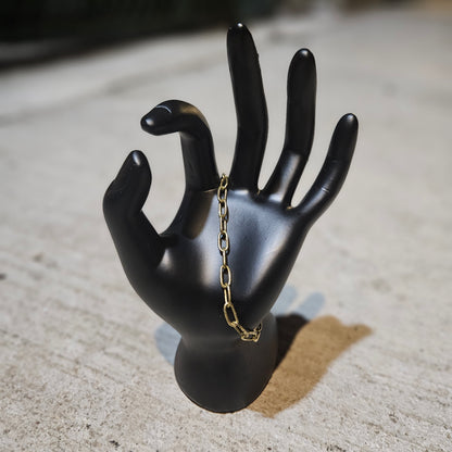 small gold chain bracelet